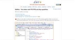 Desktop Screenshot of editplus.co.kr